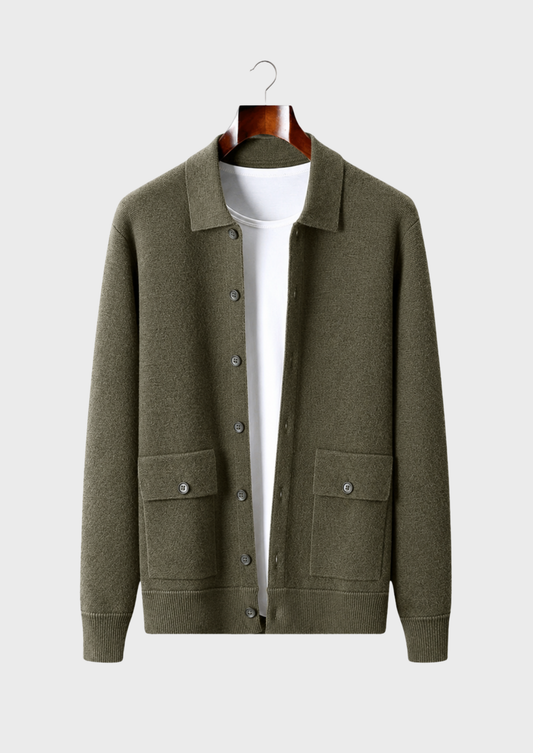 Alden | Button-Front Knit Cardigan