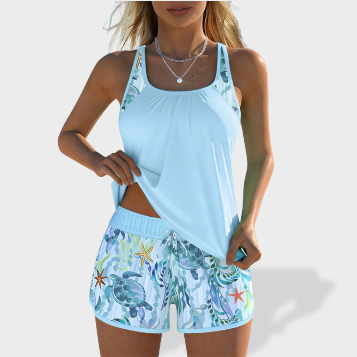 Aislinn | Flattering Tankini Swim Set