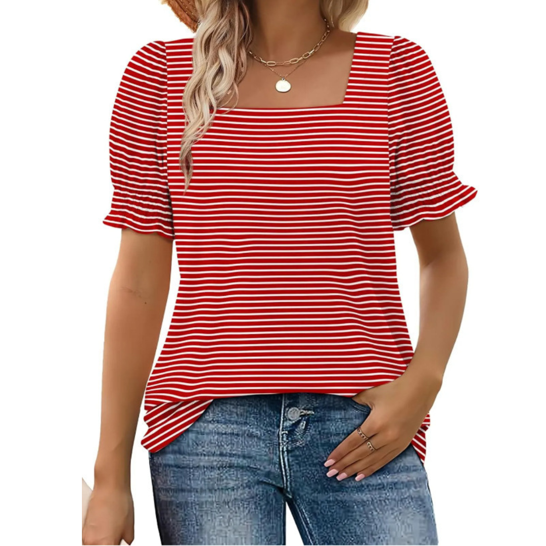 Hailey | Lightweight Ruffle Sleeve Summer Essential