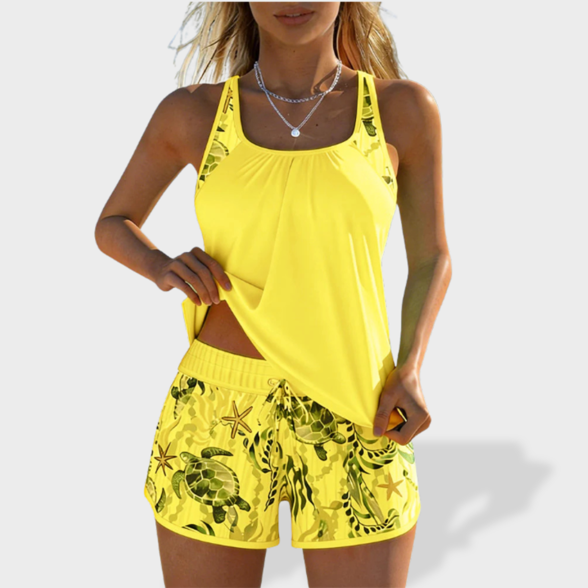 Aislinn | Flattering Tankini Swim Set