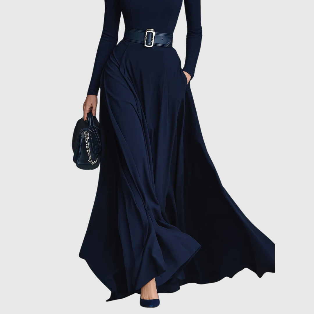 Claire | High-Neck Maxi Dress