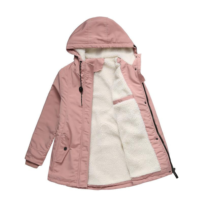 Everly | Cozy Quilted Winter Coat with Hood