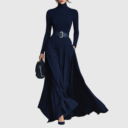 Claire | High-Neck Maxi Dress
