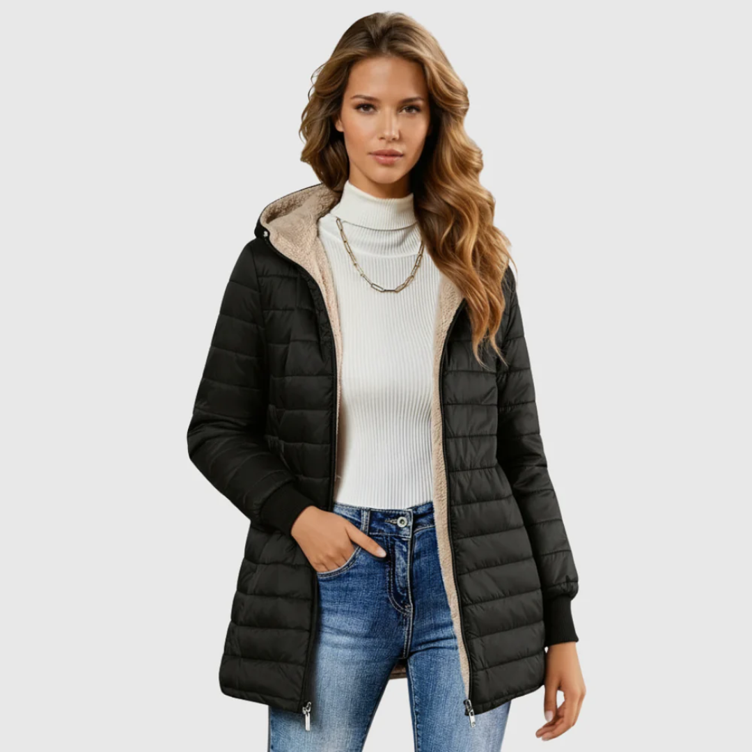 Anna | Sherpa-Lined Winter Coat