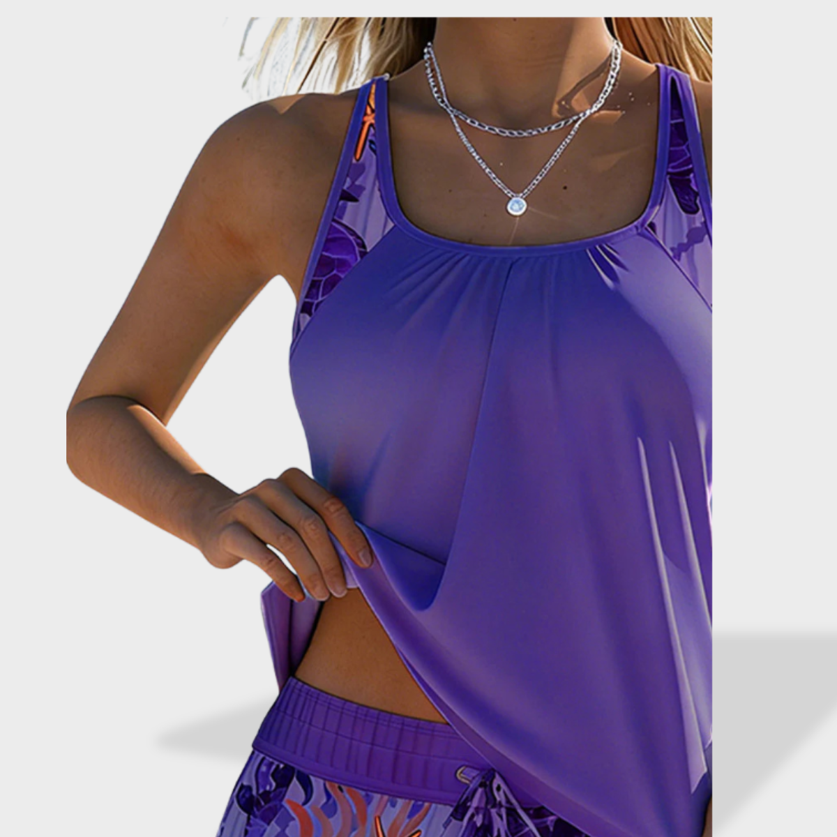 Aislinn | Flattering Tankini Swim Set