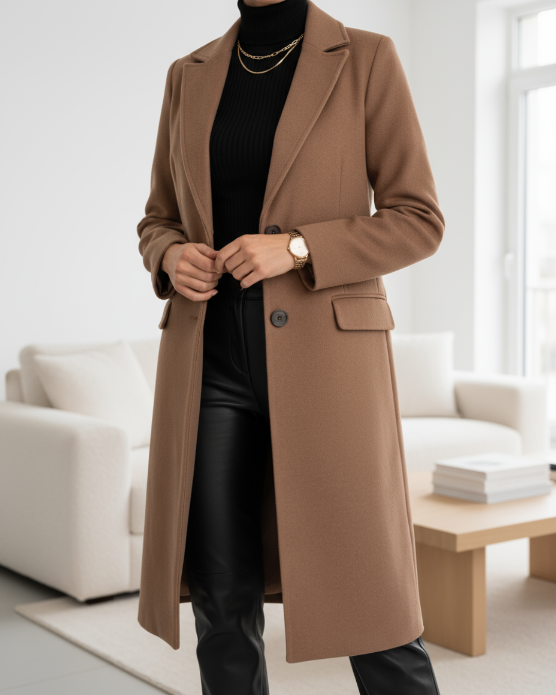 Susan | Elegant Long Wool Coat