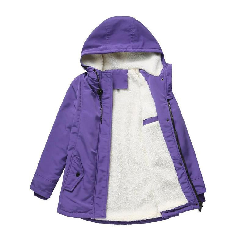 Everly | Cozy Quilted Winter Coat with Hood