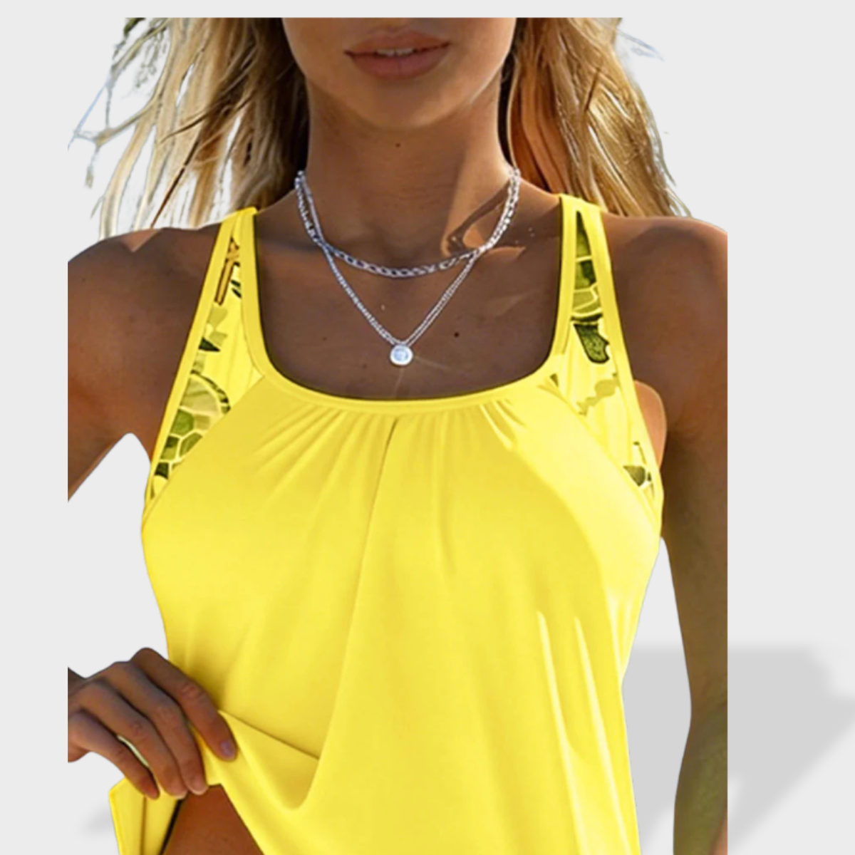 Aislinn | Flattering Tankini Swim Set