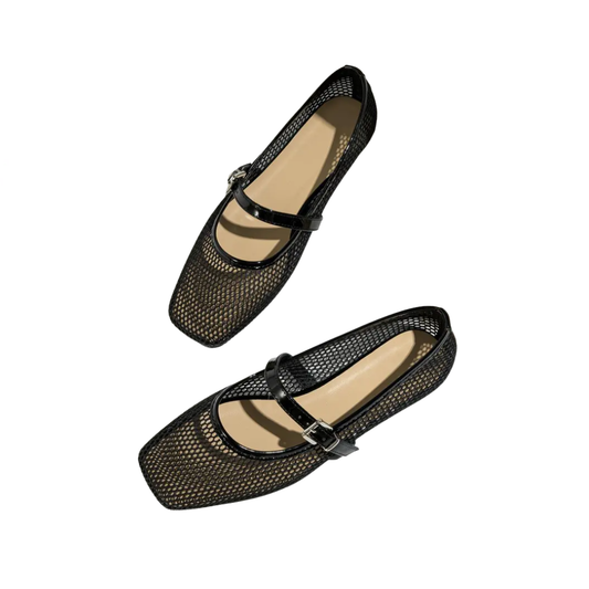 WREN |  Breathable Hollow-Out Mary Jane Flats