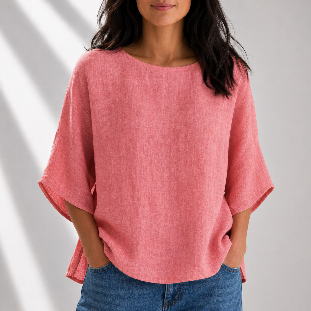 Emery Cotton Linen Blouse