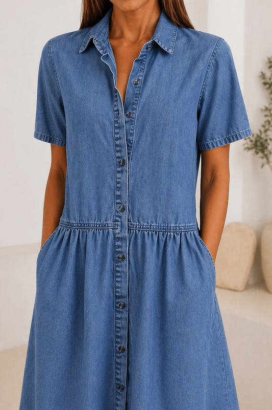 Aada | Denim Dress