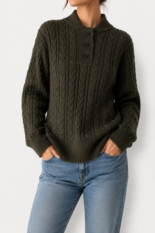 Celeste | Cable-Knit Cardigan