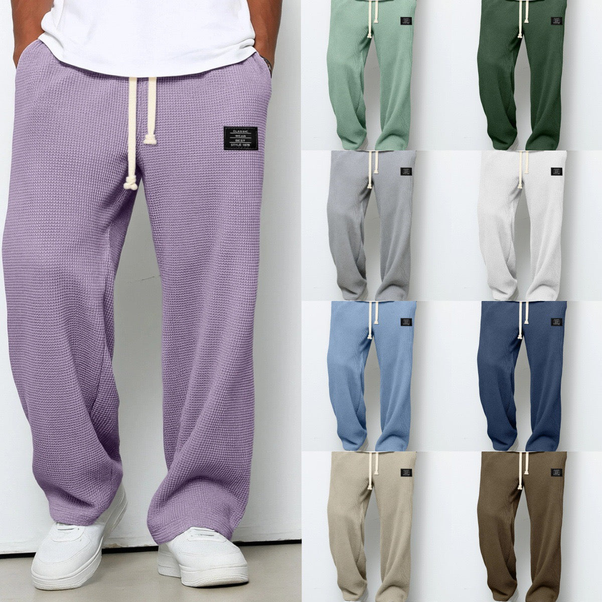 Samuel | Wide-Leg Trousers with Adjustable Waist