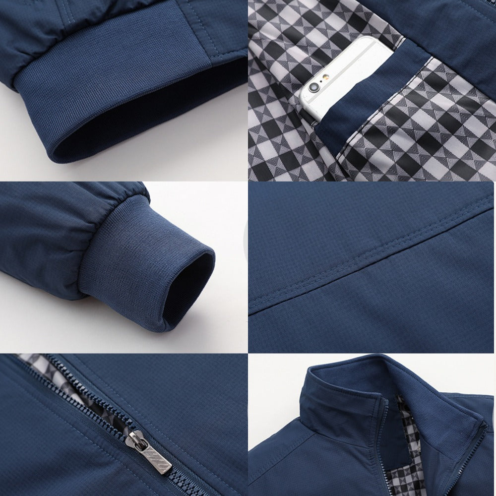 Landon| Bomber Jacket Refined Coastal