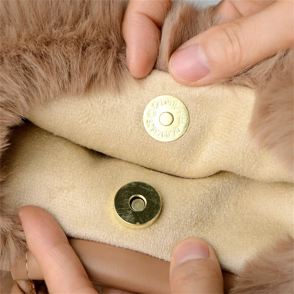 Avery | Plush Pumpkin Shoulder Tote