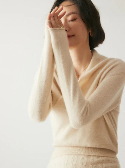 Amelie | Cashmere-Blend Wrap Sweater