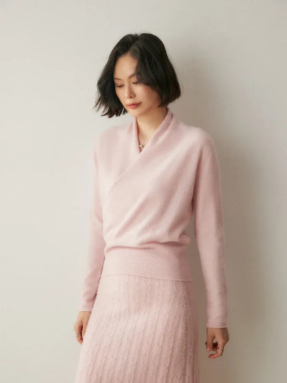 Amelie | Cashmere-Blend Wrap Sweater