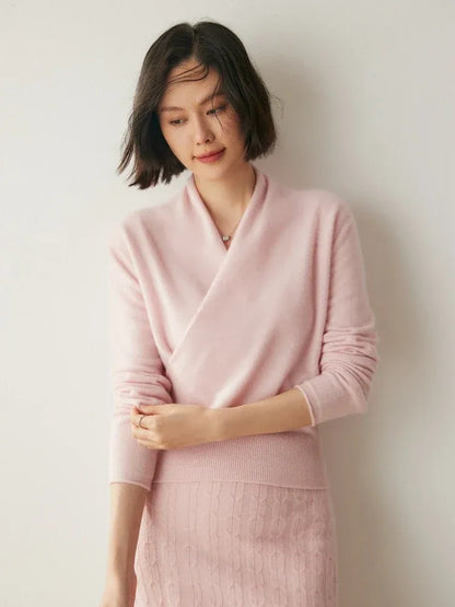 Amelie | Cashmere-Blend Wrap Sweater