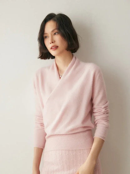 Amelie | Cashmere-Blend Wrap Sweater