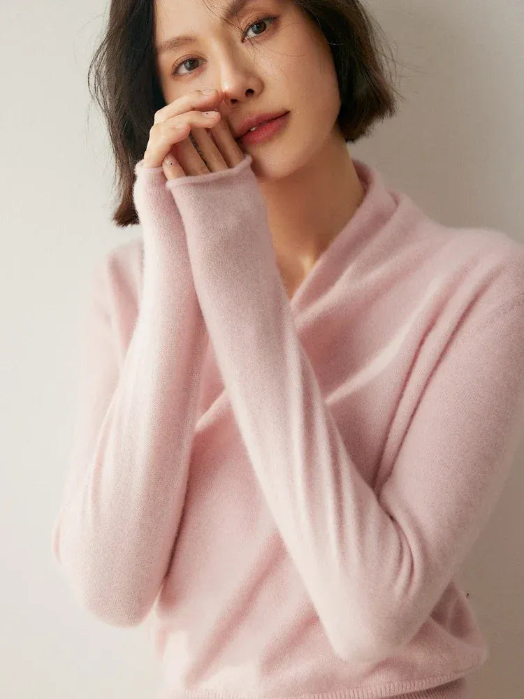 Amelie | Cashmere-Blend Wrap Sweater