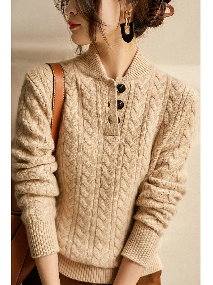 Celeste | Cable-Knit Cardigan