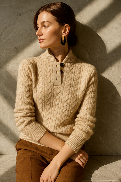 Celeste | Cable-Knit Cardigan