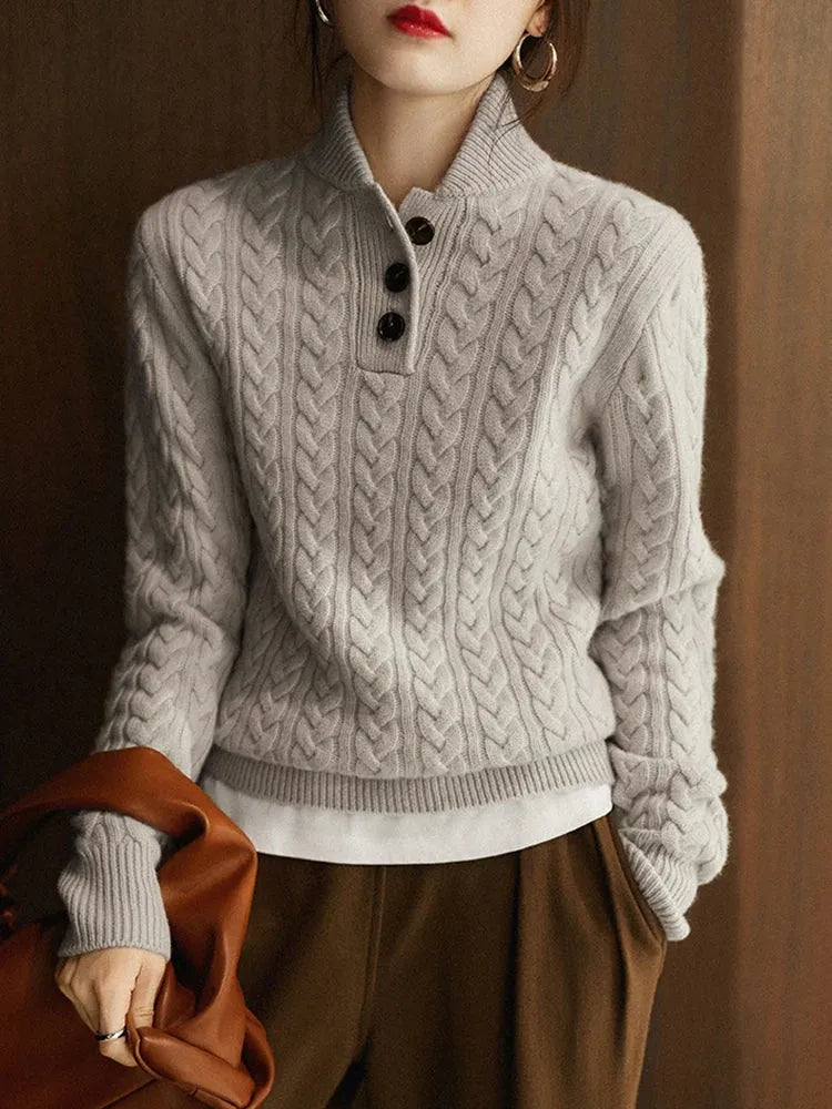Celeste | Cable-Knit Cardigan