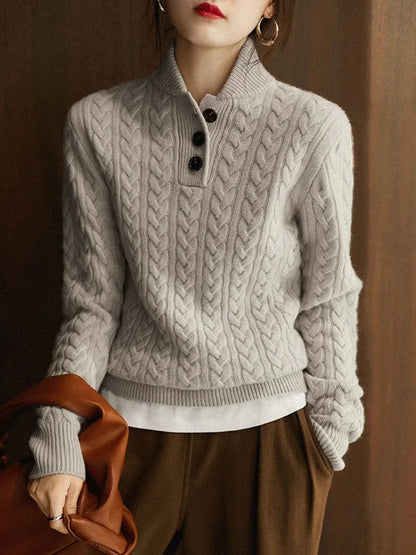 Celeste | Cable-Knit Cardigan