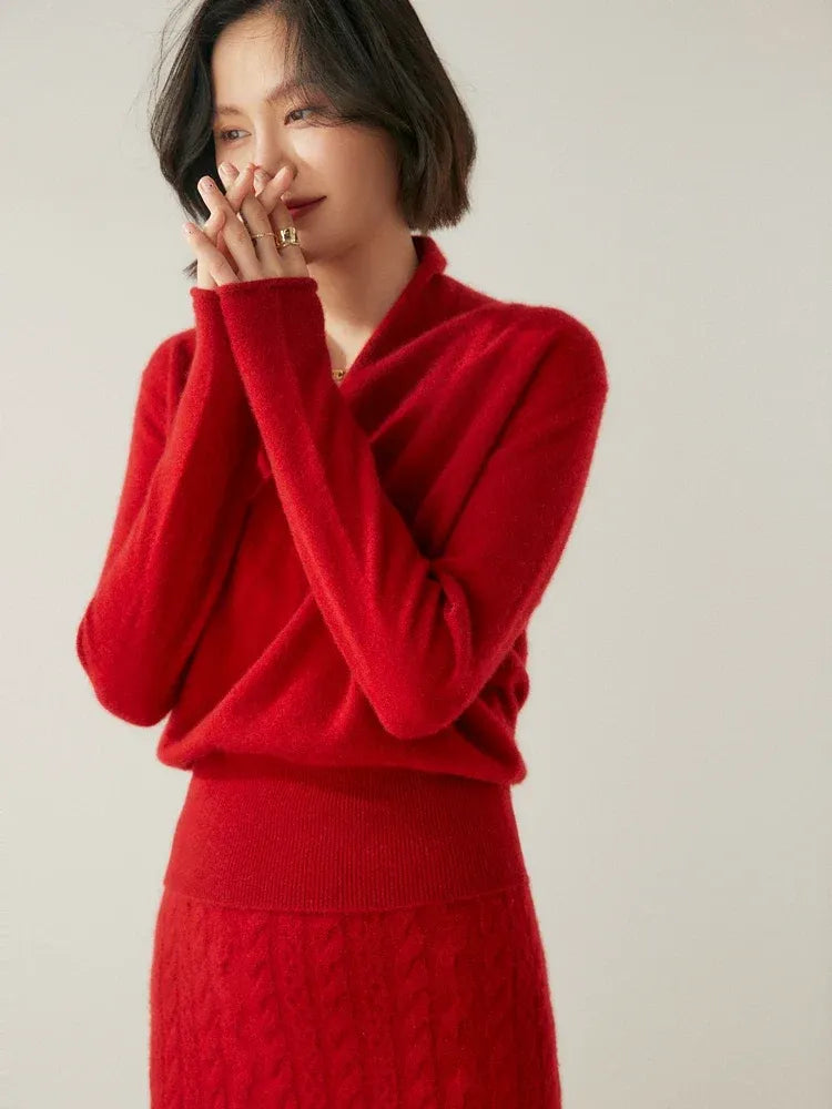 Amelie | Cashmere-Blend Wrap Sweater