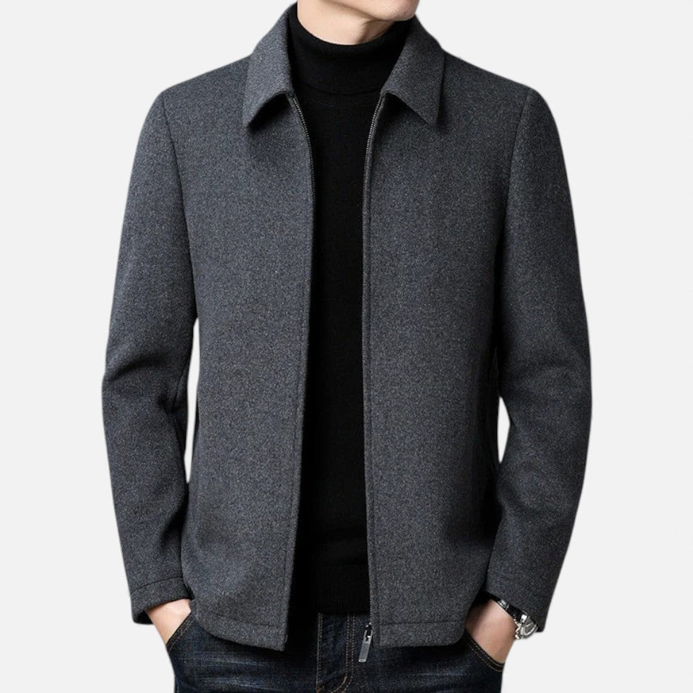 Dorian | Classic-Collar Wool-Blend Jacket