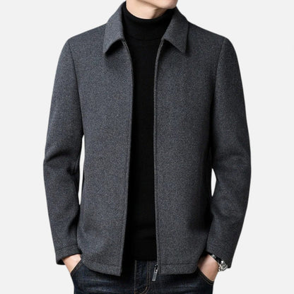 Dorian | Classic-Collar Wool-Blend Jacket