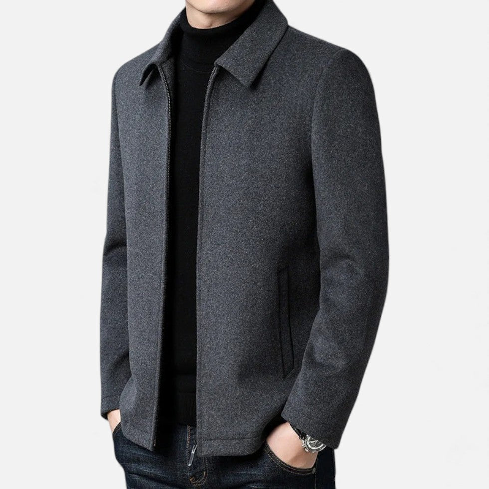 Dorian | Classic-Collar Wool-Blend Jacket