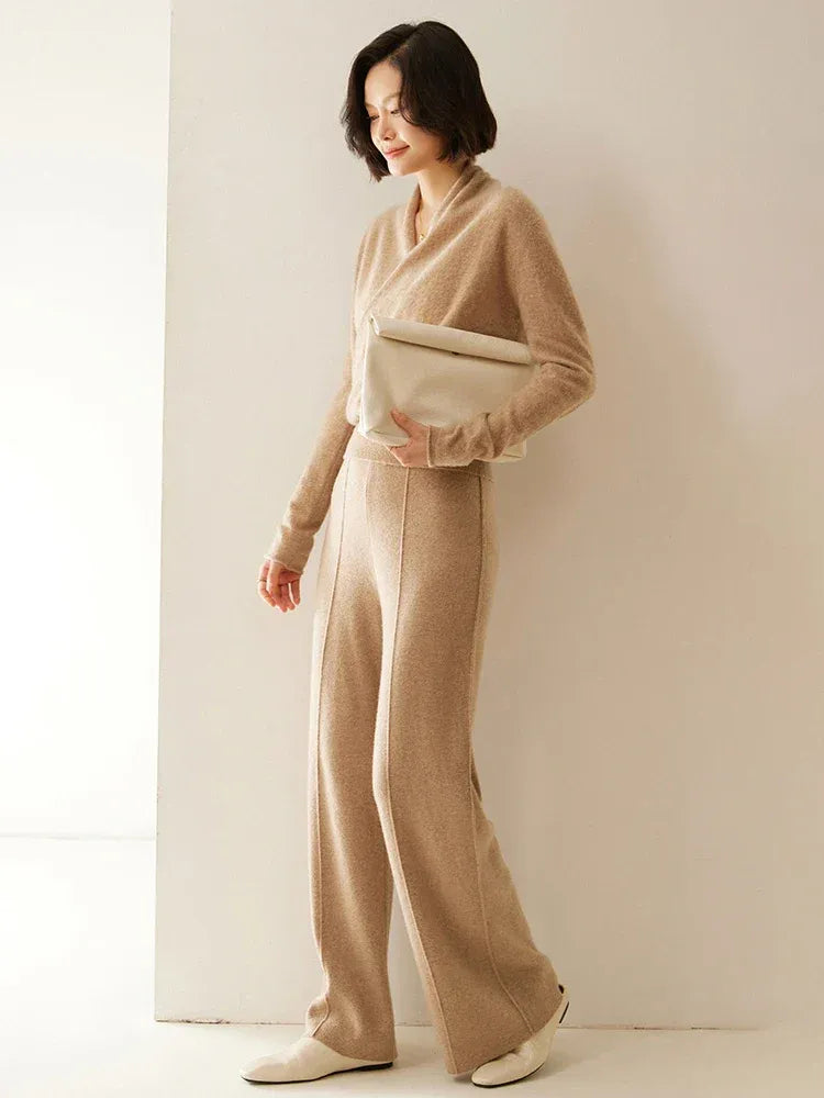Amelie | Cashmere-Blend Wrap Sweater