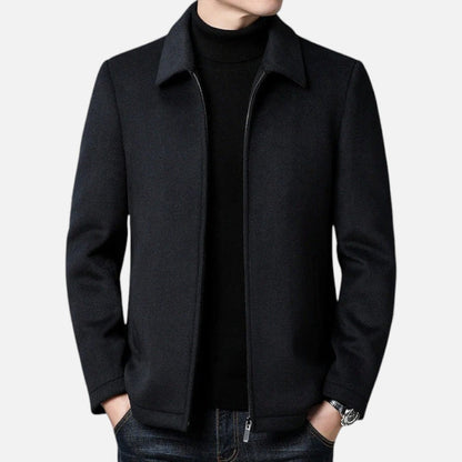 Dorian | Classic-Collar Wool-Blend Jacket