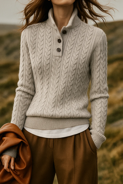 Celeste | Cable-Knit Cardigan