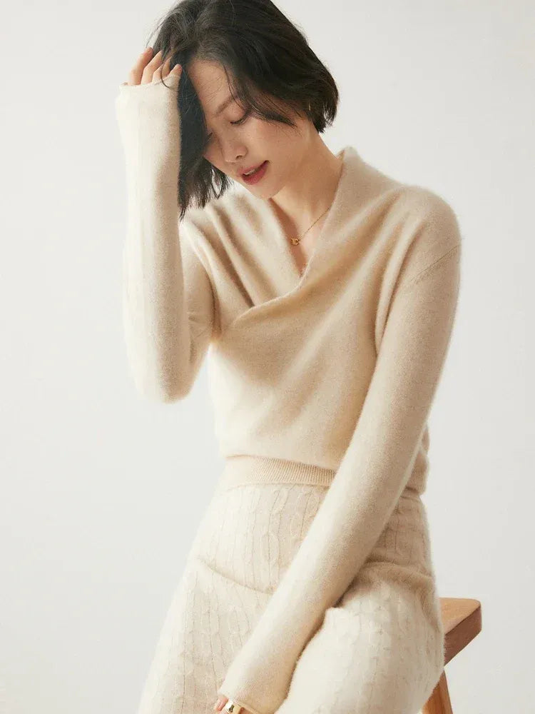 Amelie | Cashmere-Blend Wrap Sweater