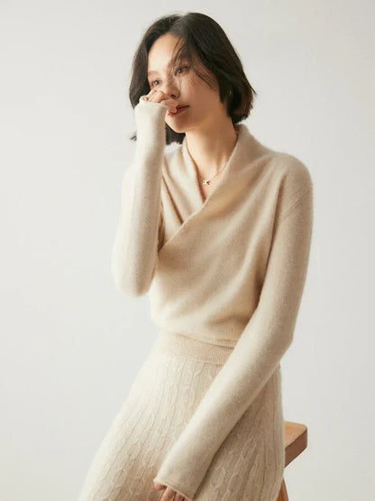 Amelie | Cashmere-Blend Wrap Sweater